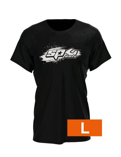 SP T-SHIRT BLACK W/ LOGO SIZE L