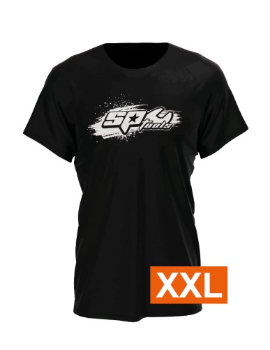 SP T-SHIRT BLACK W/ LOGO SIZE XXL