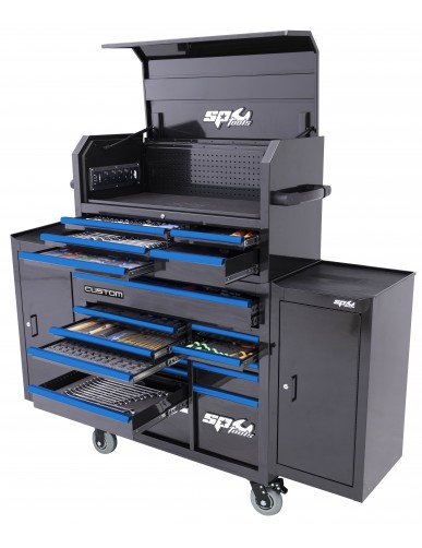 396 PC TOOLKIT IN CUSTOM SERIES COMBINATION XXL BLACK/ BLUE