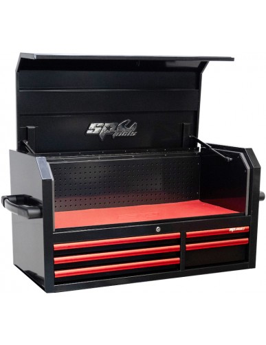 TOOL BOX BLACK/RED 5 DRAWER POWER HUTCH CUSTOM