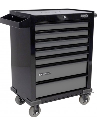 TOOLKIT 214 PC IN CUSTOM SERIES ROLLERCABINET BLACK/GREY