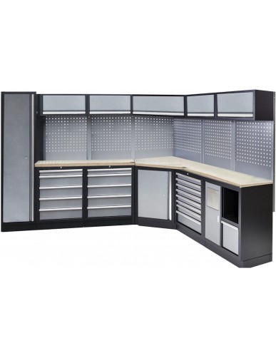 EXTENDED WORKSHOP SERIES CORNER UNIT TIMBER TOP