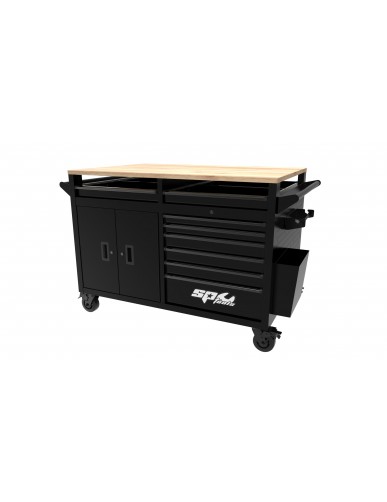 THE BIG SUMO XXL - USA SUMO SERIES 16 DRAWERS ROLLER CABINET - TIMBER TOP