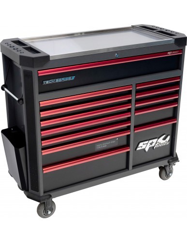 TOOLKIT 388 PC IN TECH SERIES ROLLERCABINET WIDE RED